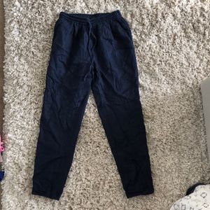 J.Crew Navy Linen Pants